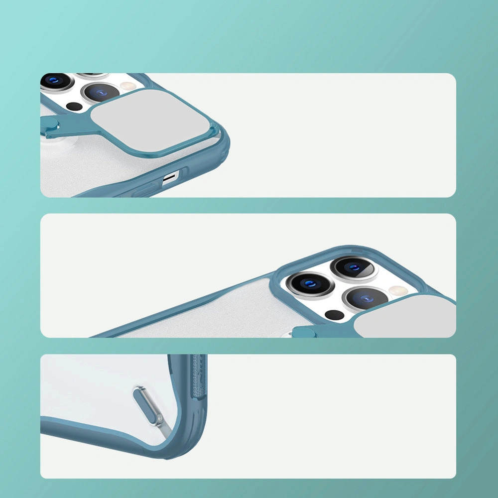 Hurtownia GSM - Etui Nillkin Cyclops Apple iPhone 13 Pro Max niebieski - NLK510 - {ean13} - Hurt
