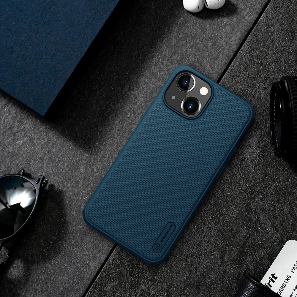 Hurtownia GSM - Case Nillkin Super Frosted Shield Apple iPhone 13 mini blau - NLK511 - {ean13} - Hurt