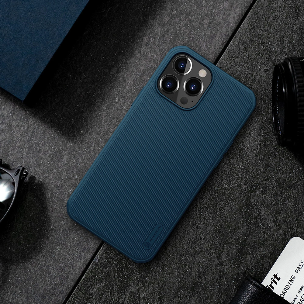 Wholesale Nillkin Super Frosted Shield Apple iPhone 13 Pro blue - NLK513 - {ean13} - Hurt