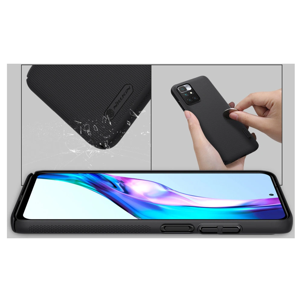 Hurtownia GSM - Etui Nillkin Super Frosted Shield Xiaomi Redmi 10 černý - NLK516 - {ean13} - Hurt