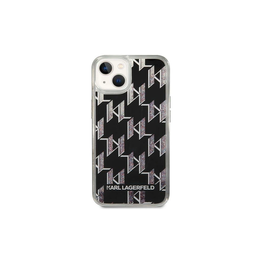 Hurtownia GSM - Etui Karl Lagerfeld KLHCP14MLMNMK Apple iPhone 14 Plus / 15 Plus hardcase černý/black Liquid Glitter Monogram - KLD1128 - {ean13} - Hurt
