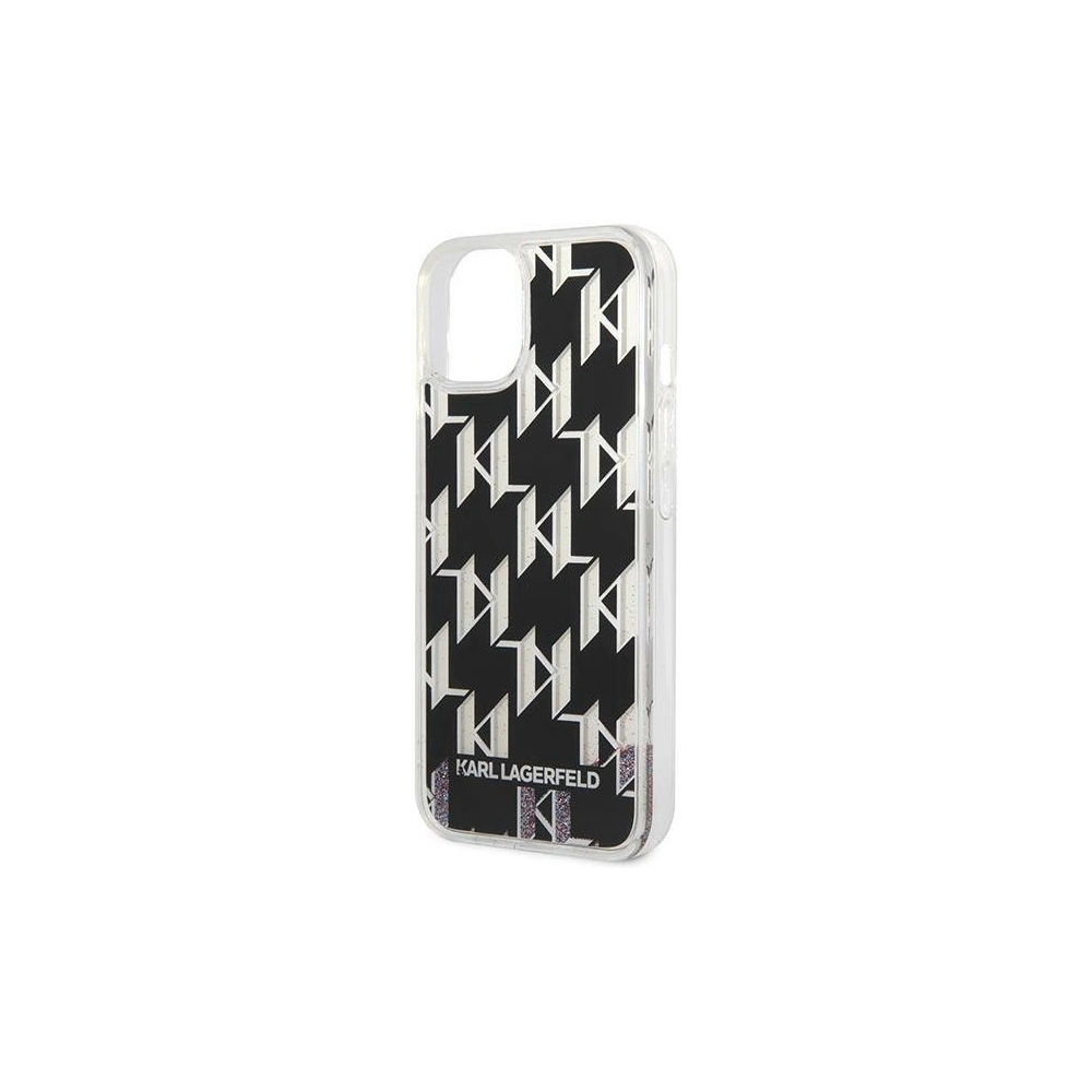Hurtownia GSM - Etui Karl Lagerfeld KLHCP14MLMNMK Apple iPhone 14 Plus / 15 Plus hardcase černý/black Liquid Glitter Monogram - KLD1128 - {ean13} - Hurt