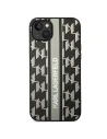 Hurtownia GSM - Case Karl Lagerfeld KLHCP14MPGKLSKG Apple iPhone 14 Plus / 15 Plus Hardcase grau/grey Monogram Stripe - KLD1129 - {ean13} - Hurt