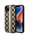 Karl Lagerfeld KLHCP14MPGKLSKW Apple iPhone 14 Plus / 15 Plus hardcase brown Monogram Stripe