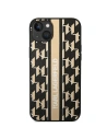 Wholesale Karl Lagerfeld KLHCP14MPGKLSKW Apple iPhone 14 Plus / 15 Plus hardcase brown Monogram Stripe - KLD1130 - {ean13} - Hurt
