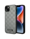 Karl Lagerfeld KLHCP14MSAKLHPG Apple iPhone 14 Plus / 15 Plus hardcase grey Saffiano Mono Metal Logo