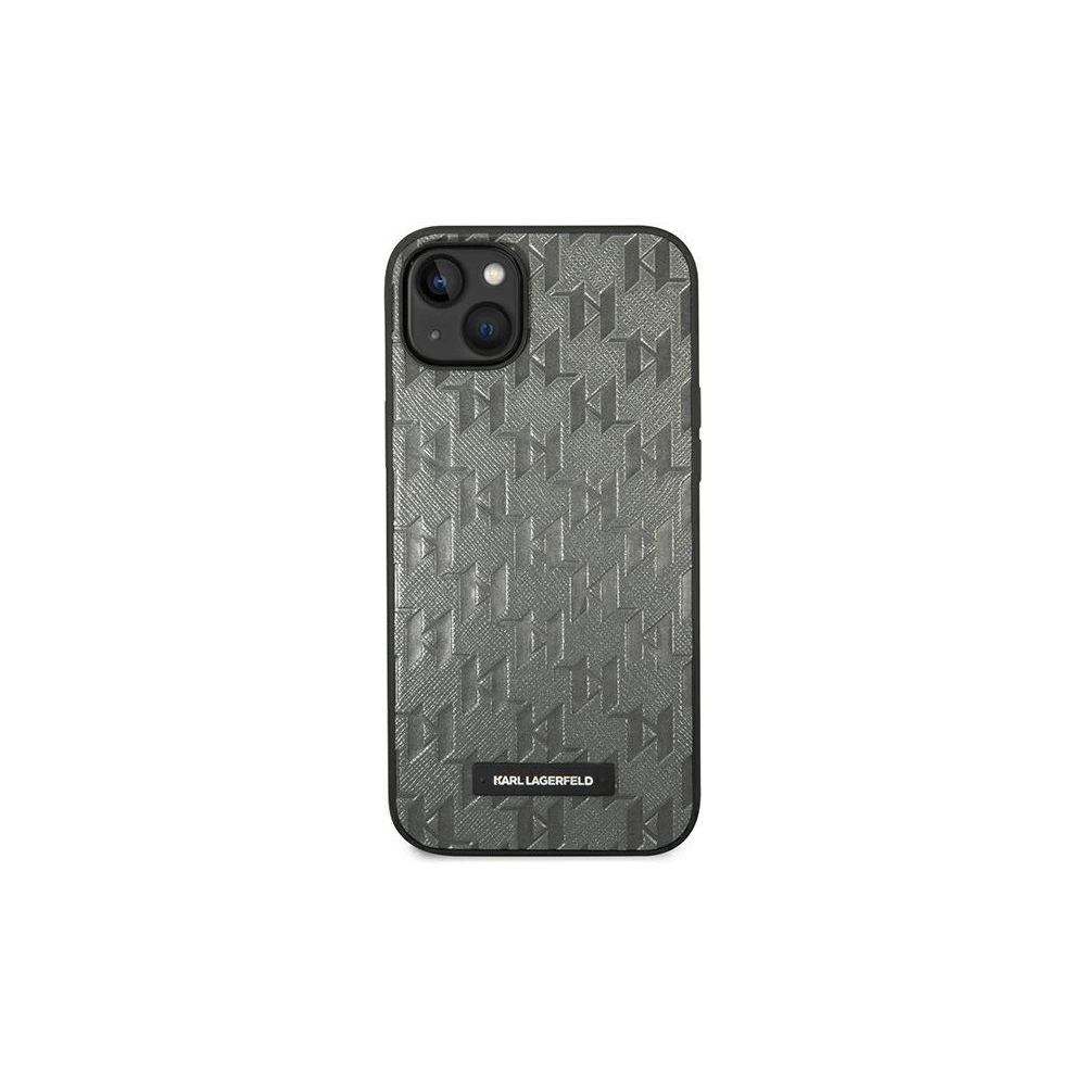 Wholesale Karl Lagerfeld KLHCP14MSAKLHPG Apple iPhone 14 Plus / 15 Plus hardcase grey Saffiano Mono Metal Logo - KLD1131 - {ean13} - Hurt