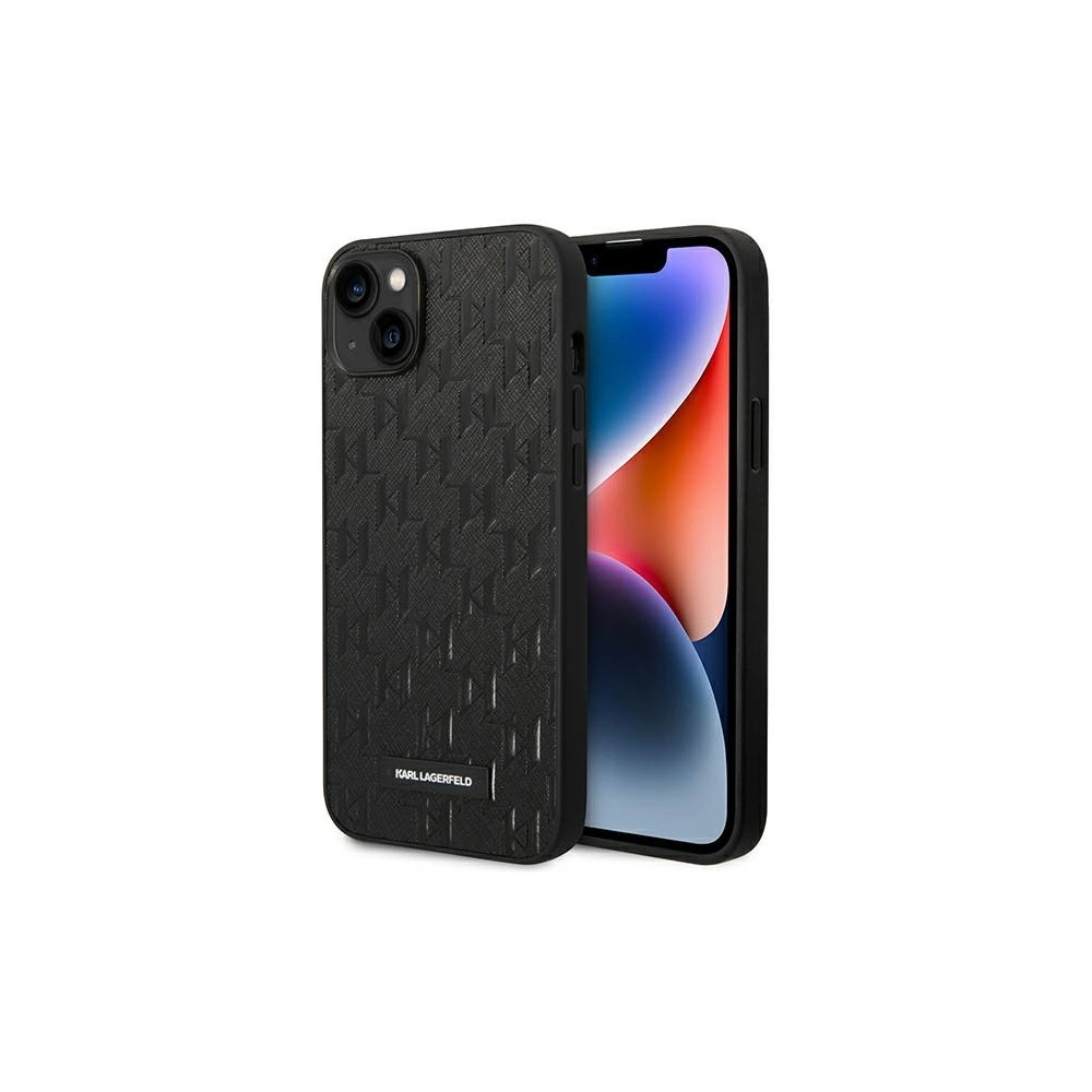 Wholesale Karl Lagerfeld KLHCP14MSAKLHPK Apple iPhone 14 Plus / 15 Plus hardcase black Saffiano Mono Metal Logo - KLD1132 - {ean13} - Hurt