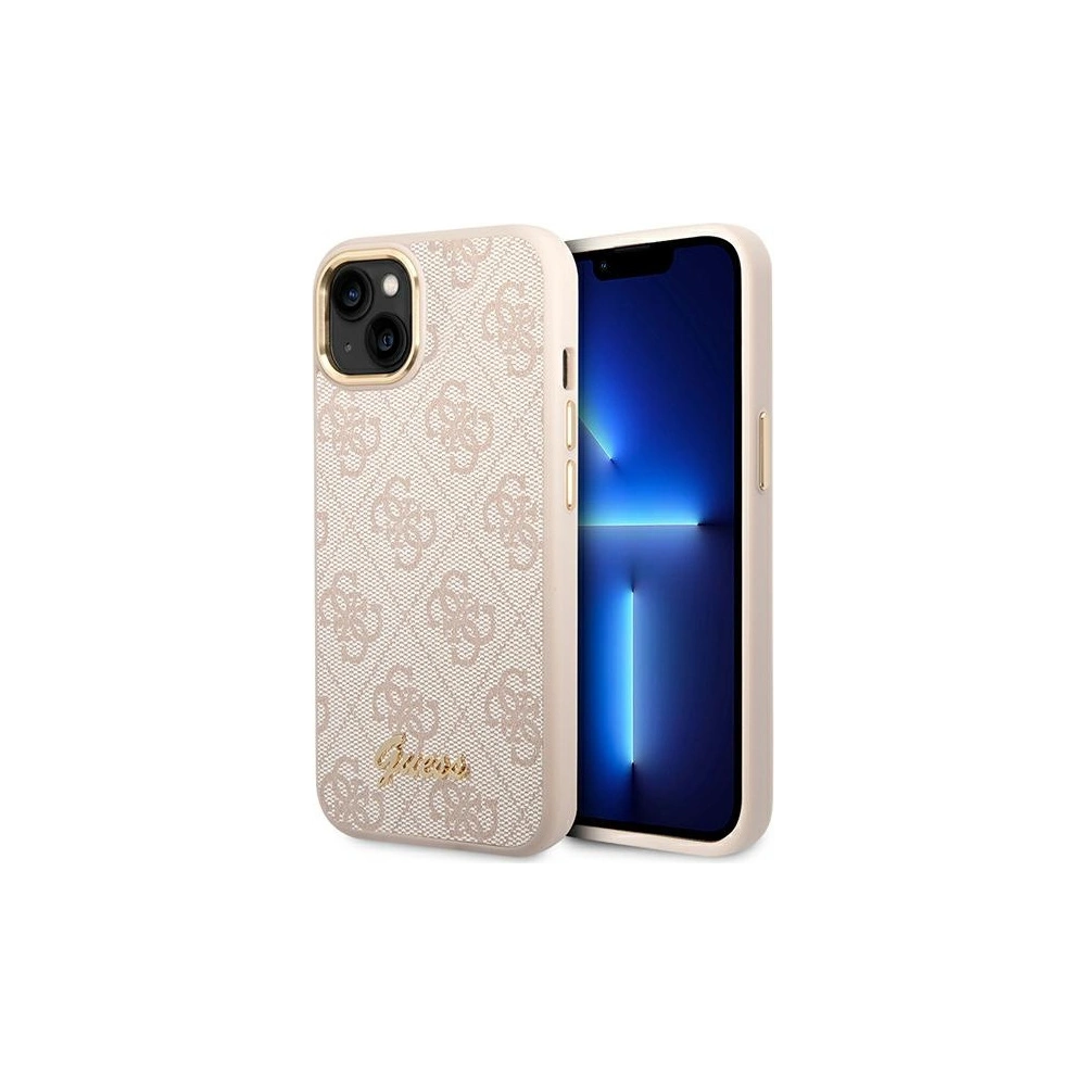 Hurtownia GSM - Etui Guess GUHCP14SHG4SHP Apple iPhone 14 roz/roz hard case 4G Vintage Gold Logo - GUE2115 - {ean13} - Hurt