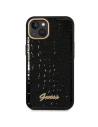 Wholesale Guess GUHCP14SHGCRHK Apple iPhone 14 black hardcase Croco Collection - GUE2117 - {ean13} - Hurt