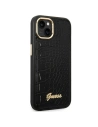 Wholesale Guess GUHCP14SHGCRHK Apple iPhone 14 black hardcase Croco Collection - GUE2117 - {ean13} - Hurt
