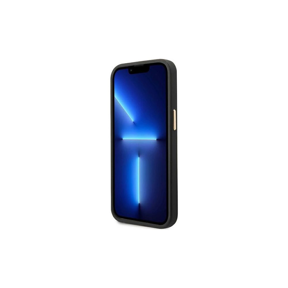 Hurtownia GSM - Case Guess GUHCP14SHGCRHK Apple iPhone 14 schwarz/black Hardcase Croco Collection - GUE2117 - {ean13} - Hurt