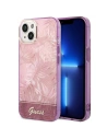 Guess GUHCP14SHGJGHP Apple iPhone 14 pink hardcase Jungle Collection