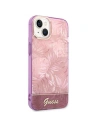 Wholesale Guess GUHCP14SHGJGHP Apple iPhone 14 pink hardcase Jungle Collection - GUE2118 - {ean13} - Hurt