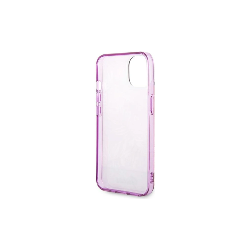 Wholesale Guess GUHCP14SHGJGHP Apple iPhone 14 pink hardcase Jungle Collection - GUE2118 - {ean13} - Hurt