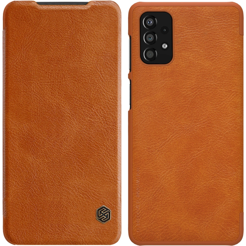 Hurtownia GSM - Case Nillkin Qin Samsung Galaxy A33 5G braun - NLK521 - {ean13} - Hurt