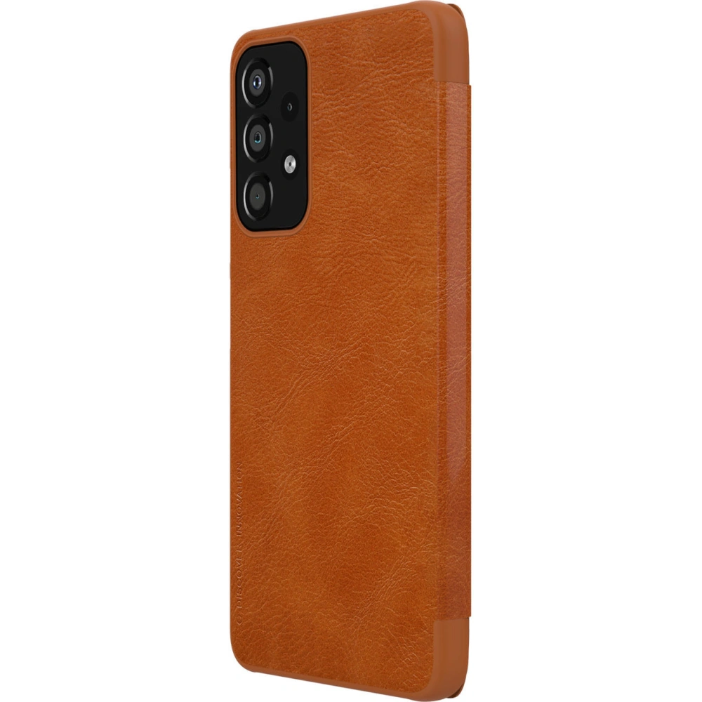Hurtownia GSM - Case Nillkin Qin Samsung Galaxy A33 5G braun - NLK521 - {ean13} - Hurt