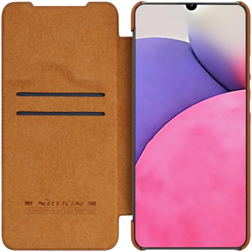 Etui Nillkin Qin Samsung Galaxy A33 5G brązowy