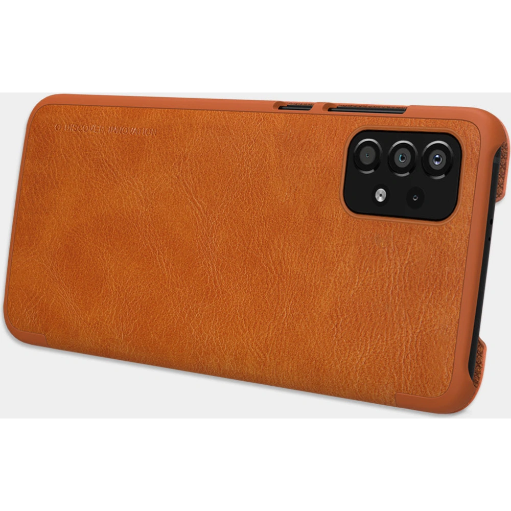 Hurtownia GSM - Case Nillkin Qin Samsung Galaxy A33 5G braun - NLK521 - {ean13} - Hurt