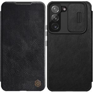 Hurtownia GSM - Etui Nillkin Qin Leather Pro Samsung Galaxy S22 fekete - NLK522 - {ean13} - Hurt
