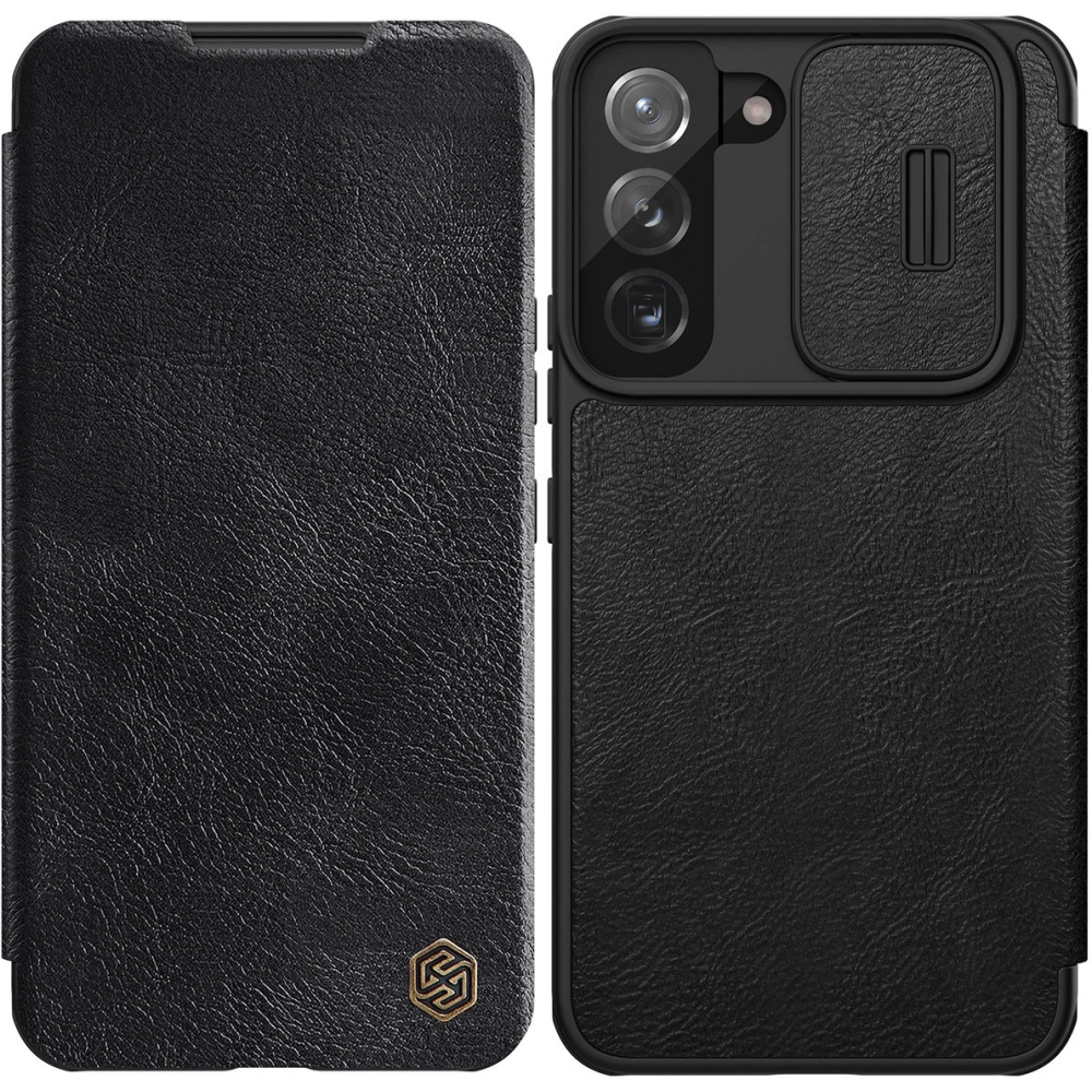 Hurtownia GSM - Etui Nillkin Qin Leather Pro Samsung Galaxy S22 černý - NLK522 - {ean13} - Hurt