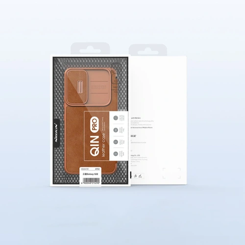 Etui Nillkin Qin Leather Pro Samsung Galaxy S22 czarny