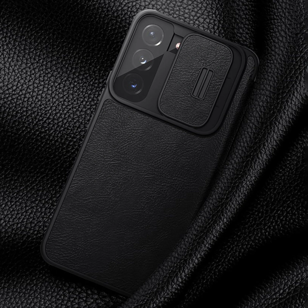Hurtownia GSM - Etui Nillkin Qin Leather Pro Samsung Galaxy S22 černý - NLK522 - {ean13} - Hurt