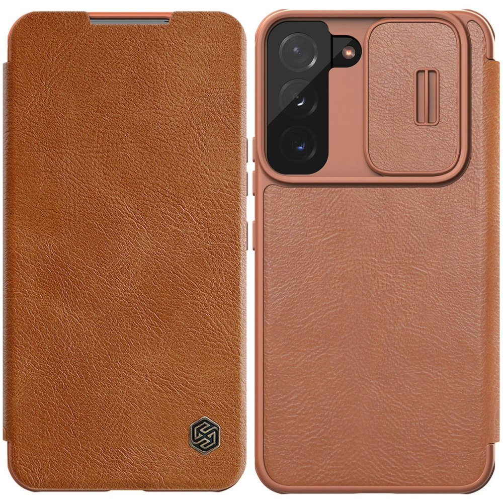 Hurtownia GSM - Etui Nillkin Qin Leather Pro Samsung Galaxy S22 maro - NLK523 - {ean13} - Hurt