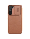 Hurtownia GSM - Etui Nillkin Qin Leather Pro Samsung Galaxy S22 hnědá - NLK523 - {ean13} - Hurt