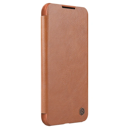 Etui Nillkin Qin Leather Pro Samsung Galaxy S22 brązowy