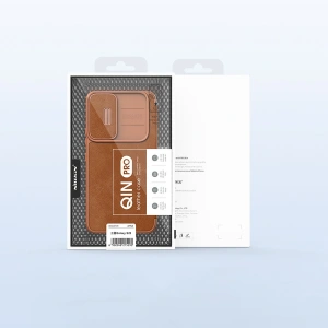 Hurtownia GSM - Etui Nillkin Qin Leather Pro Samsung Galaxy S22 barna - NLK523 - {ean13} - Hurt