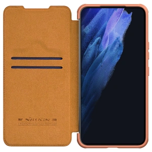 Hurtownia GSM - Etui Nillkin Qin Leather Pro Samsung Galaxy S22 barna - NLK523 - {ean13} - Hurt
