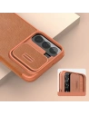 Hurtownia GSM - Etui Nillkin Qin Leather Pro Samsung Galaxy S22 brązowy - NLK523 - {ean13} - Hurt