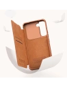 Hurtownia GSM - Etui Nillkin Qin Leather Pro Samsung Galaxy S22 hnědá - NLK523 - {ean13} - Hurt