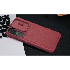 Hurtownia GSM - Etui Nillkin Qin Leather Pro Samsung Galaxy S22 barna - NLK523 - {ean13} - Hurt