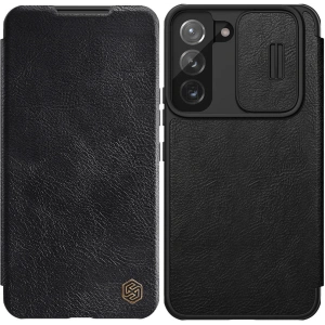 Hurtownia GSM - Etui Nillkin Qin Leather Pro Samsung Galaxy S22+ Plus negru - NLK524 - {ean13} - Hurt