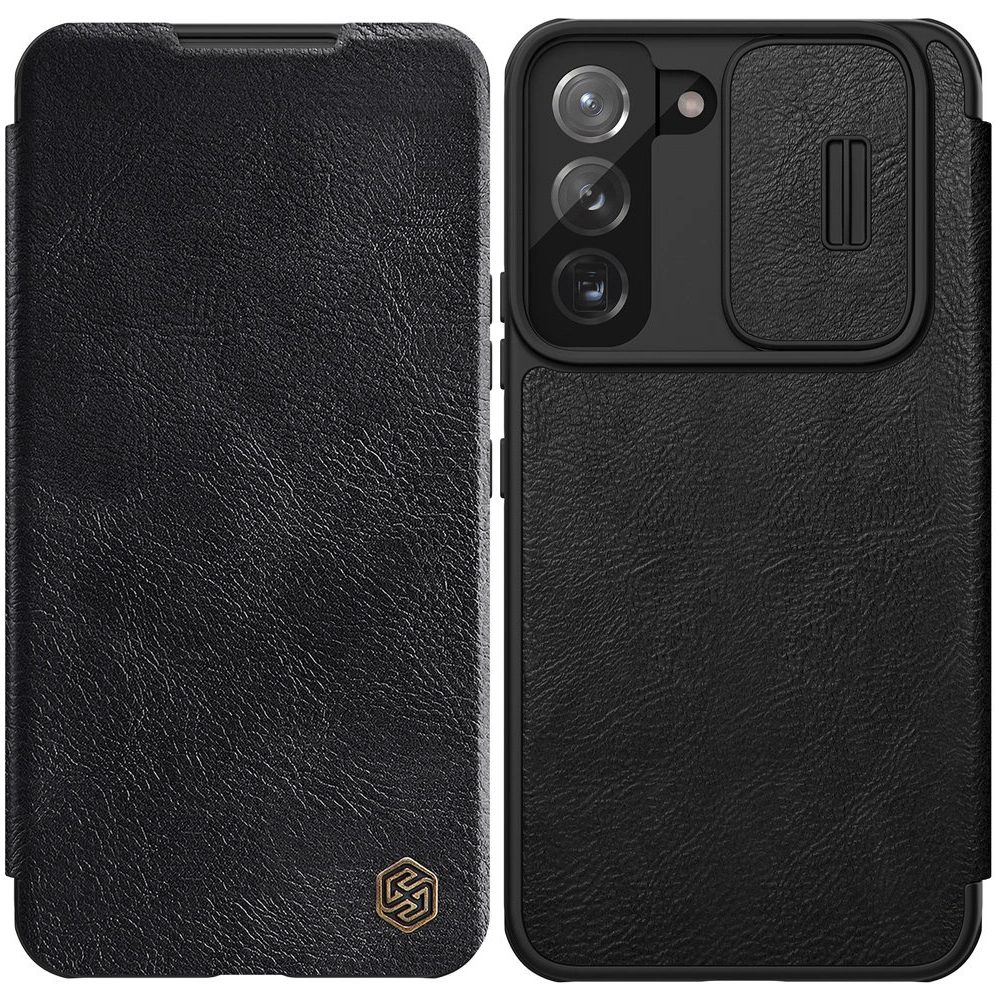 Hurtownia GSM - Case Nillkin Qin Leder Pro Samsung Galaxy S22+ Plus schwarz - NLK524 - {ean13} - Hurt