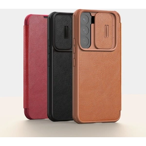 Hurtownia GSM - Etui Nillkin Qin Leather Pro Samsung Galaxy S22+ Plus negru - NLK524 - {ean13} - Hurt