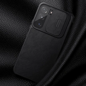Hurtownia GSM - Etui Nillkin Qin Leather Pro Samsung Galaxy S22+ Plus negru - NLK524 - {ean13} - Hurt