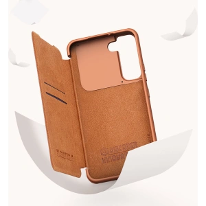 Hurtownia GSM - Etui Nillkin Qin Leather Pro Samsung Galaxy S22+ Plus negru - NLK524 - {ean13} - Hurt