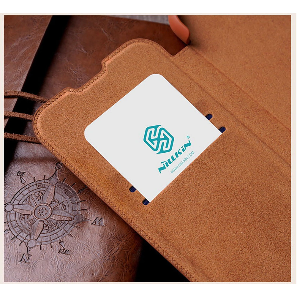 Hurtownia GSM - Etui Nillkin Qin Leather Pro Samsung Galaxy S22+ Plus černé - NLK524 - {ean13} - Hurt