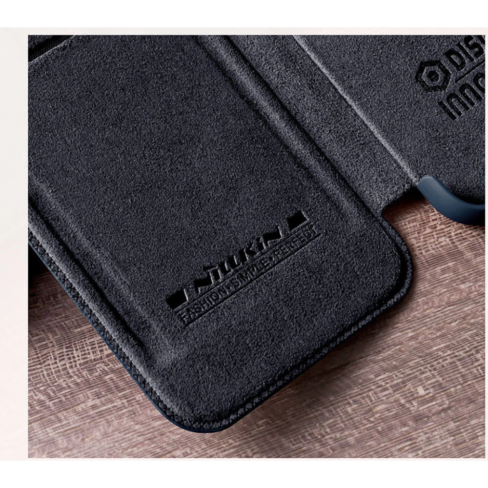 Hurtownia GSM - Case Nillkin Qin Leder Pro Samsung Galaxy S22+ Plus schwarz - NLK524 - {ean13} - Hurt
