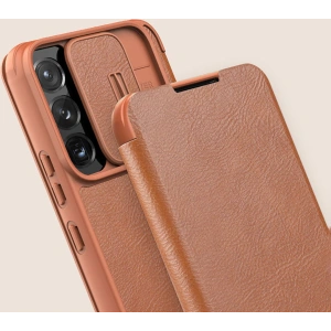 Hurtownia GSM - Etui Nillkin Qin Leather Pro Samsung Galaxy S22+ Plus negru - NLK524 - {ean13} - Hurt