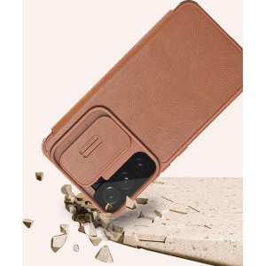 Hurtownia GSM - Etui Nillkin Qin Leather Pro Samsung Galaxy S22+ Plus negru - NLK524 - {ean13} - Hurt
