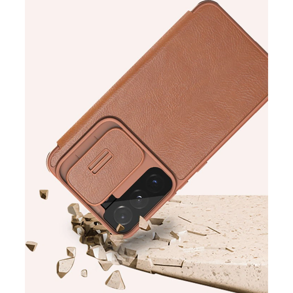 Hurtownia GSM - Case Nillkin Qin Leder Pro Samsung Galaxy S22+ Plus schwarz - NLK524 - {ean13} - Hurt