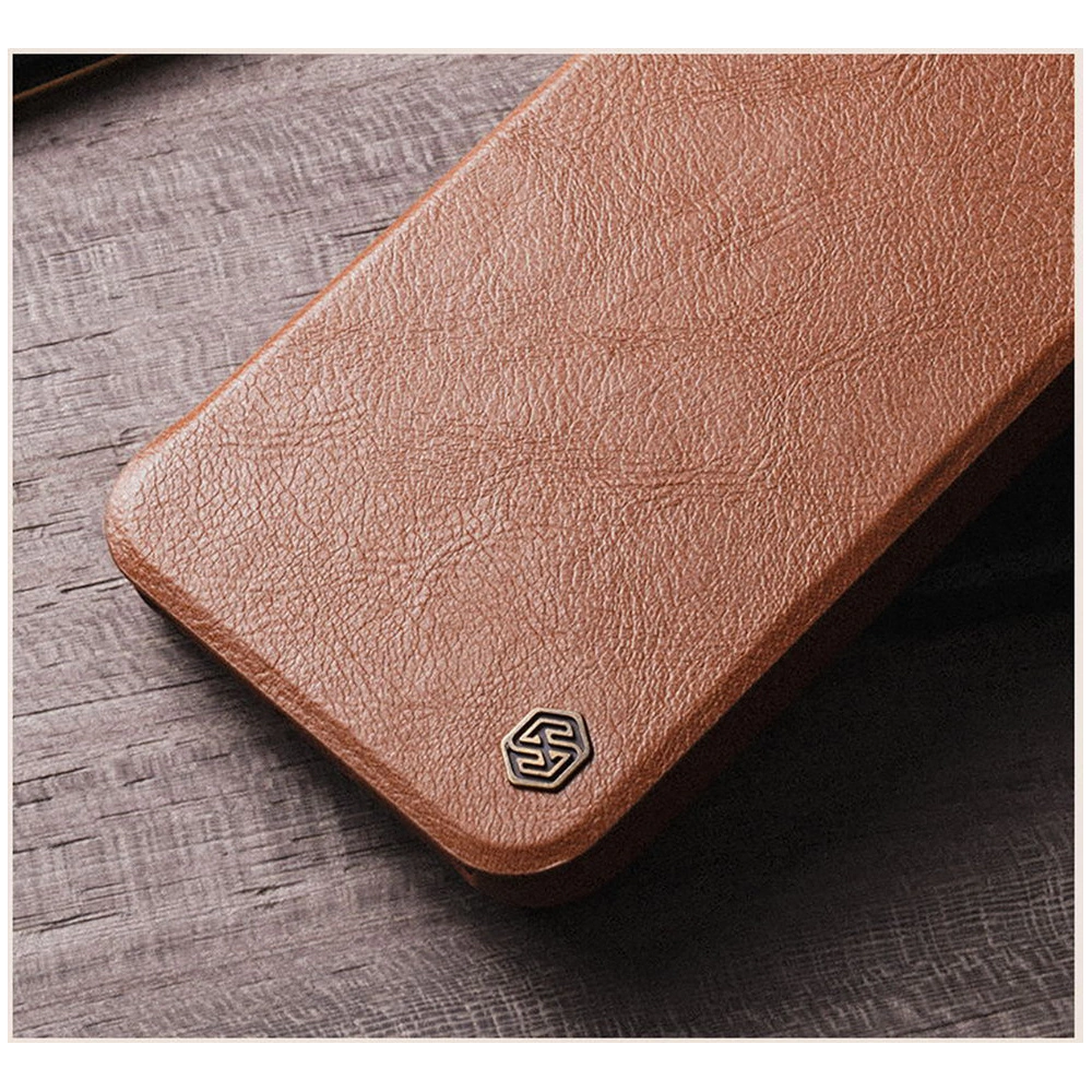 Hurtownia GSM - Etui Nillkin Qin Leather Pro Samsung Galaxy S22+ Plus černé - NLK524 - {ean13} - Hurt