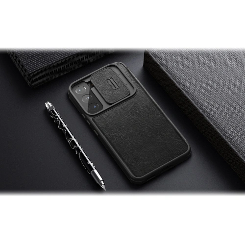 Etui Nillkin Qin Leather Pro Samsung Galaxy S22+ Plus czarny