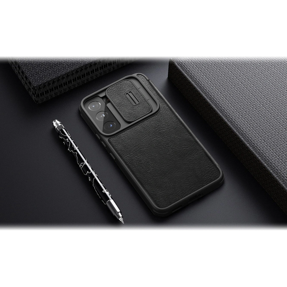 Hurtownia GSM - Case Nillkin Qin Leder Pro Samsung Galaxy S22+ Plus schwarz - NLK524 - {ean13} - Hurt