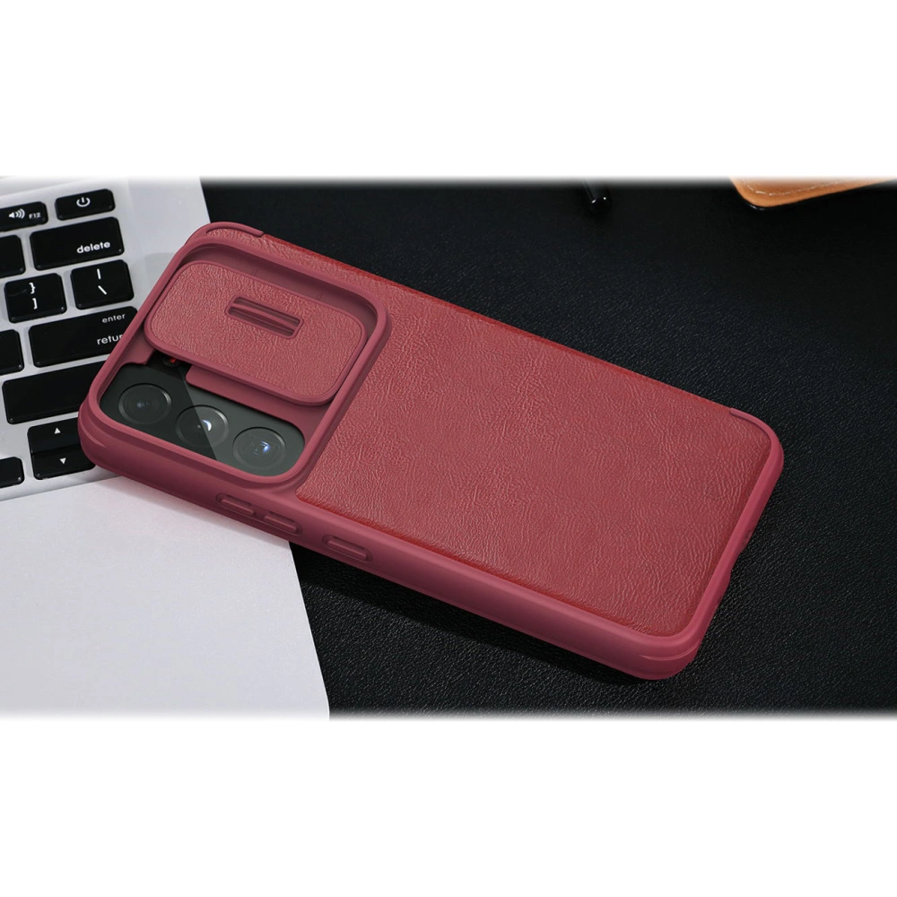 Hurtownia GSM - Case Nillkin Qin Leder Pro Samsung Galaxy S22+ Plus schwarz - NLK524 - {ean13} - Hurt