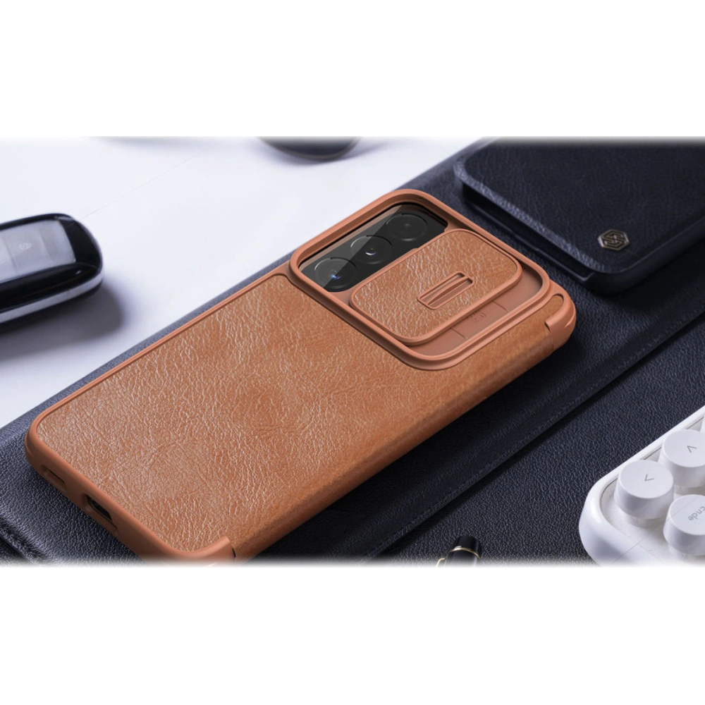 Hurtownia GSM - Case Nillkin Qin Leder Pro Samsung Galaxy S22+ Plus schwarz - NLK524 - {ean13} - Hurt